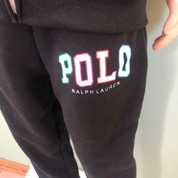 Polo Ralph Lauren 2 Pc. Full Zip Fleece Hoodie And Sweatpants Set XL - Picture 6 of 11